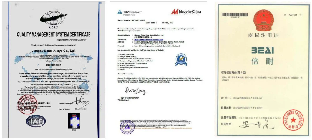 Reductant Use Ferro Silicon Zirconium Fesizr